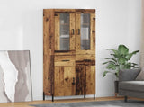 Highboard Old Wood 69.5 x 34 x 180 cm Engineered Wood 3415652