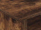 TV Stand Smoked Oak 100 x 35 x 35 cm Engineered Wood 891036
