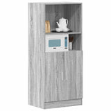 Kitchen Cabinet Grey Sonoma 57x41.5x131.5 cm Engineered Wood 860126