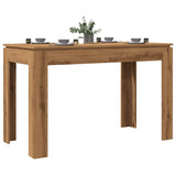 ZNTS Dining Table Artisan Oak 120x60x76 cm Engineered Wood 855903