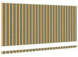 Awning Replacement Fabric Green and yellow 5 x 3 m Polyester 42000648