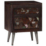 Bedside Cabinet Solid Reclaimed Wood 40x30x50 cm 245916
