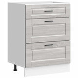 Kitchen Base Cabinet Porto Grey Sonoma Engineered Wood 854265