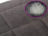 Weighted Blanket Grey 220x235 cm King 15 kg Fabric 350783