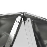 Planter 2 pcs Silver 50 x 50 x 50 cm Galvanised Steel 883847