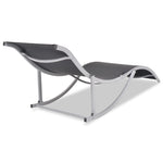 Folding Sun Loungers 2 pcs Aluminium and Textilene 43654