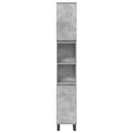 3 Piece Bathroom Furniture Set Concrete Grey Engineered Wood 3324957
