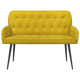 2 Seater Sofa with Metal Legs 2-Seater Yellow Velvet 42051024