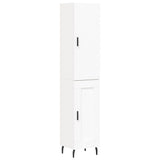 Highboard White 34,5x34x180 cm Engineered Wood 3199121