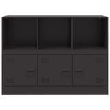 Sideboard Black 99x39x73 cm Steel 841787