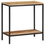Console Table 70x35x70 cm Solid Rough Wood Mango 374070