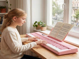 GPPS01-106 88 Key Folding Piano Semi-Weighted Standard Keyboards Digital Piano with MIDI Bluetooth, 07006070