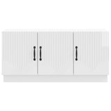 TV Cabinet High Gloss White 99 x 34.5 x 47 cm Engineered Wood 895409