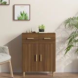 Sideboard Brown Oak 69.5x34x90 cm Engineered Wood 817359