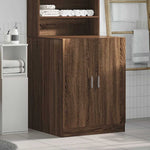 ZNTS Washing Machine Cabinet Brown Oak 71x71.5x91.5 cm 813196