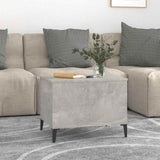 Coffee Table Concrete Grey 60x44.5x45 cm Engineered Wood 819576
