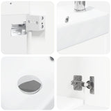 Bathroom Vanity Unit with Tap White 40.5 x 22.5 x 62 cm 889521