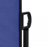 Retractable Side Awning Blue 160x600 cm 4004626