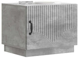 Bedside Table Concerte Grey 43 x 34.5 x 47 cm Engineered Wood 895261