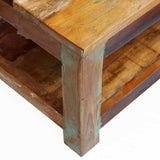 Coffee Table Solid Reclaimed Wood 90x45x35 cm 243322