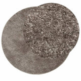 Rug ISTAN High Pile Shiny Look Grey 160 cm 375684