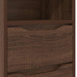 Bedside Tables 2 pcs Brown Oak 40 x 30 x 467 cm Engineered Wood 888922