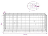 Gabion with 5 mm Wire and 5x10 cm Mesh 100x50x50 cm 3464708