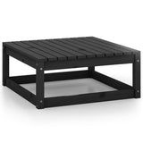 14 Piece Garden Lounge Set Black Solid Pinewood 3075913