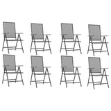 Garden Dining Set Anthracite Powder-Coated Steel Standard 3187984