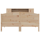 Bookcase Bed without Mattress 150x200cm Solid Wood Pine 3323062