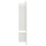 Shower Niche with 2 Compartments Matt White 41x51x10 cm 151396
