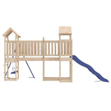 Outdoor Playset Natural wood Solid pine wood Large Seats Many 3155849