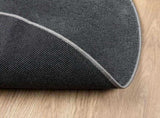 Rug OVIEDO Short Pile Anthracite 120 cm 375479