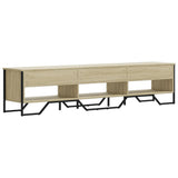 TV Cabinet Sonoma Oak 180x34x41 cm Engineered Wood 848575