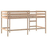 Kids' Loft Bed without Mattress with Ladder 90x190 cm Single 835901