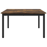 Coffee Table Smoke Oak 80 x 80 x 45 cm Engineered Wood 892580