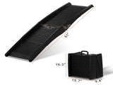 60 inch Nonslip Folding Dog Ramp, Tri-Fold Portable Lightweight Pet Ramp for Cars, Trucks and SUVs 29375862