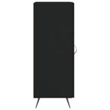 Sideboard Black 34.5x34x90 cm Engineered Wood 828765