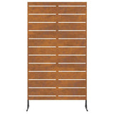 Privacy Screen Grey 100 x 50 x 180 cm Weathering Steel 868569