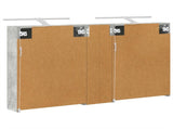 Bathroom Cabinet Set 3 pcs 120 x 14.5 x 70 cm Engineered wood 3403755