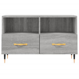 TV Cabinet Grey Sonoma 80x36x50 cm Engineered Wood 828954