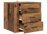 Bedside Cabinet Old Wood 35 x 50 x 60 cm Engineered Wood 881060