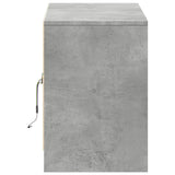 TV Cabinet with LED Concrete Grey 100x34x50 cm Engineered Wood 852190