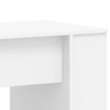 Desk White 140x50x75 cm Engineered Wood 840548