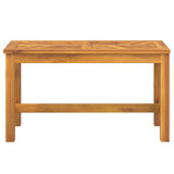 Garden Bench 80 cm Solid Wood Acacia 362236