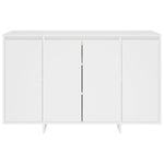 ZNTS Sideboard White 120x41x75 cm Engineered Wood 809602