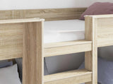 Bunk Bed for Kids Sonoma Oak 100 x 200 cm Engineered Wood 3410421