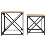 Nesting Coffee Tables 2 pcs Sonoma Oak Engineered Wood 838944