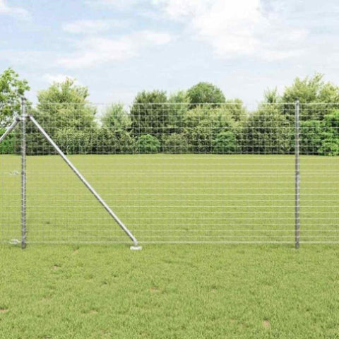 Fence Post Other 26 pcs Silver 3.2 x 3.2 x 160 cm Steel 3350211