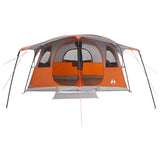 Tunnel Tent with Roof Grey and Orange 366 x 244 x 198 cm 42028667